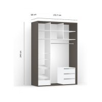 DRESSING LEX 171-240-66 D GRI/CZP/DAMO